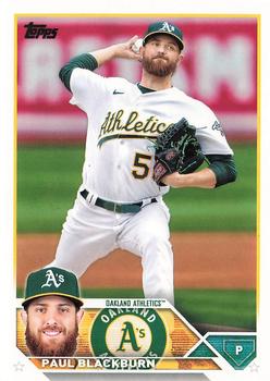 2023 Topps Paul Blackburn #6 Oakland Athletics
