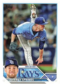 2023 Topps Jeffrey Springs #12 Tampa Bay Rays