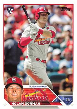 2023 Topps Nolan Gorman Rookie #16 St. Louis Cardinals