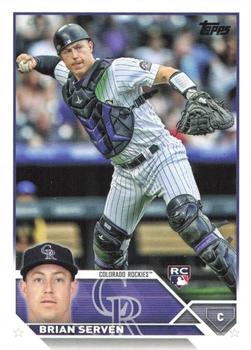 2023 Topps Brian Serven Rookie #41 Colorado Rockies