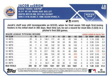 将图片加载到图库查看器，2023 Topps Jacob deGrom #48 New York Mets
