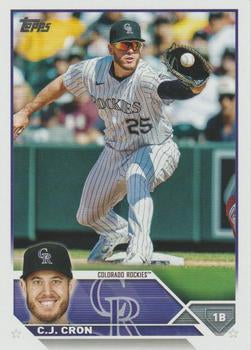 2023 Topps C.J. Cron #63 Colorado Rockies