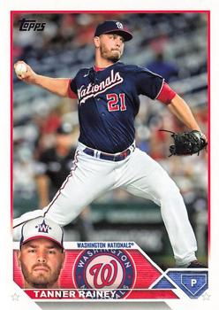 2023 Topps Tanner Rainey #80 Washington Nationals