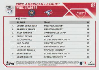 2023 Topps Framber Valdez / Justin Verlander / Alek Manoah League Leaders #82