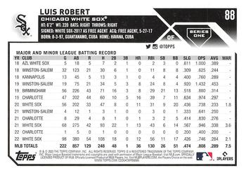 2023 Topps Luis Robert #88 Chicago White Sox