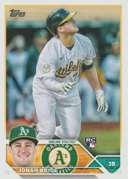 2023 Topps Jonah Bride Rookie #95 Oakland Athletics