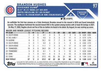 2023 Topps Brandon Hughes Rookie #97 Chicago Cubs