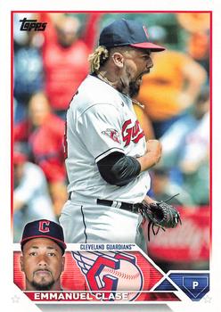 2023 Topps Emmanuel Clase #117 Cleveland Guardians