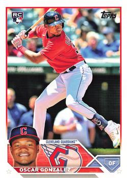 2023 Topps Oscar Gonzalez Rookie #119 Cleveland Guardians