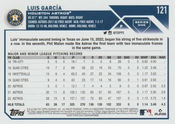 2023 Topps Luis Garcia #121 Houston Astros