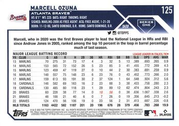 2023 Topps Marcell Ozuna #125 Atlanta Braves