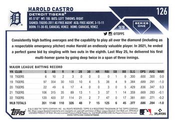 2023 Topps Harold Castro #126 Detroit Tigers
