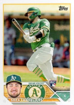 2023 Topps Shea Langeliers Rookie #127 Oakland Athletics