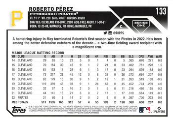 2023 Topps Roberto Perez #133 Pittsburgh Pirates