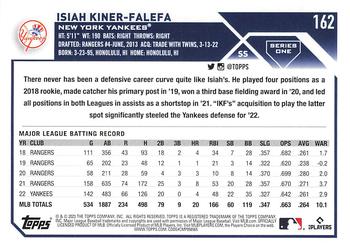 2023 Topps Isiah Kiner-Falefa #162 New York Yankees
