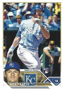 2023 Topps Nick Pratto Rookie #182 Kansas City Royals