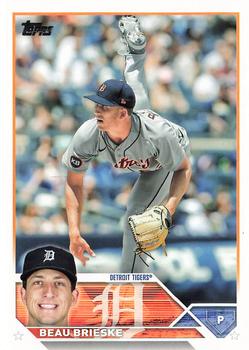 2023 Topps Beau Brieske #184 Detroit Tigers