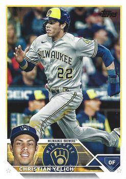2023 Topps Christian Yelich #192 Milwaukee Brewers
