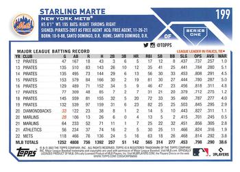 2023 Topps Starling Marte #199 New York Mets