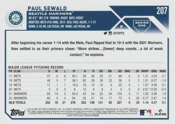 2023 Topps Paul Sewald #207 Seattle Mariners