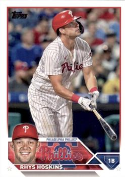 2023 Topps Rhys Hoskins #221 Philadelphia Phillies