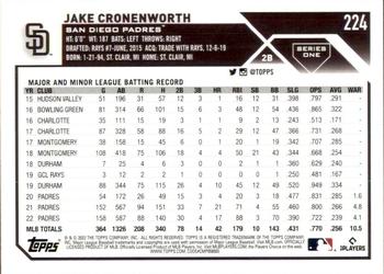 2023 Topps Jake Cronenworth #224 San Diego Padres
