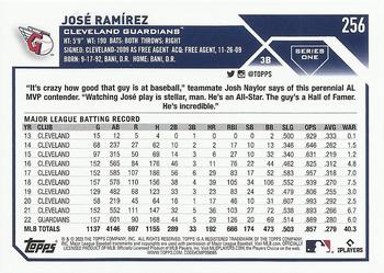 2023 Topps Jose Rami­rez #256 Cleveland Guardians