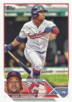2023 Topps Jose Rami­rez #256 Cleveland Guardians