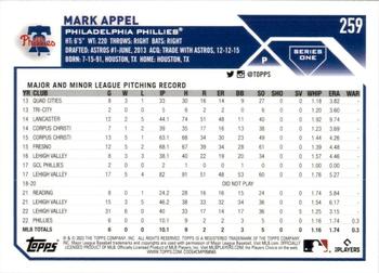 2023 Topps Mark Appel Rookie #259 Philadelphia Phillies