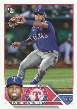 2023 Topps Ezequiel Duran Rookie #286 Texas Rangers