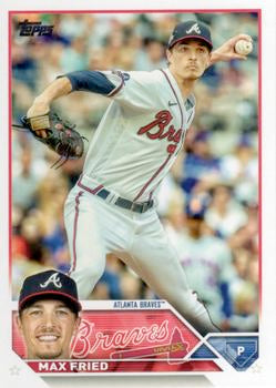 2023 Topps Max Fried #290 Atlanta Braves