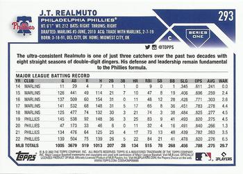 2023 Topps J.T. Realmuto #293 Philadelphia Phillies