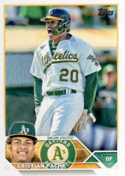 2023 Topps Cristian Pache #296 Oakland Athletics