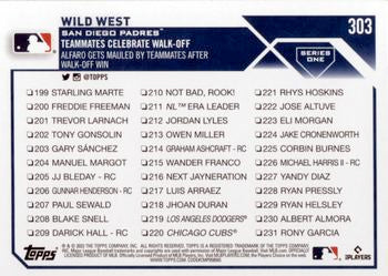 2023 Topps Jorge Alfaro Combo Cards #303 San Diego Padres