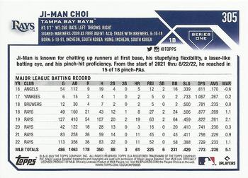 2023 Topps Ji-Man Choi #305 Tampa Bay Rays
