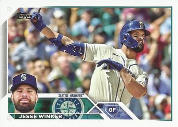 2023 Topps Jesse Winker #306 Seattle Mariners