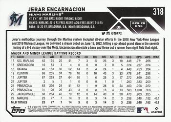 2023 Topps Jerar Encarnacion Rookie #318 Miami Marlins