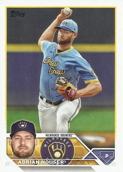 2023 Topps Adrian Houser #323 Milwaukee Brewers