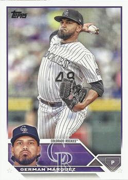 2023 Topps German Marquez #325 Colorado Rockies