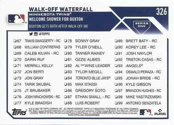 2023 Topps Byron Buxton Combo Cards #326 Minnesota Twins