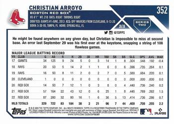 2023 Topps Christian Arroyo #352 Boston Red Sox