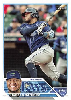 2023 Topps Harold Ramirez #387 Tampa Bay Rays