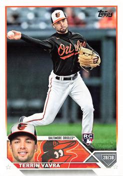 2023 Topps Terrin Vavra RC #524 Baltimore Orioles