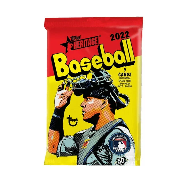 2022 Topps Heritage Baseball Trading Cards Blaster Box