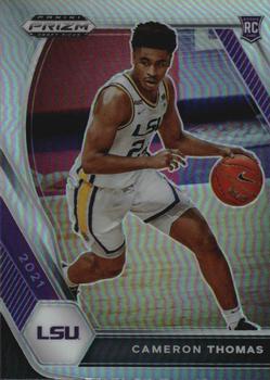 2021 Panini Prizm Cameron Thomas Rookie Silver Prizms #18 LSU Tigers
