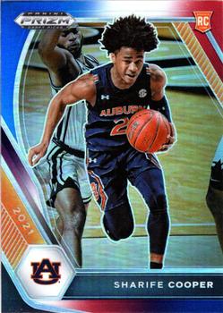 2021 Panini Prizm Sharife Cooper Rookie Red, White and Blue Prizms #26 Auburn Tigers