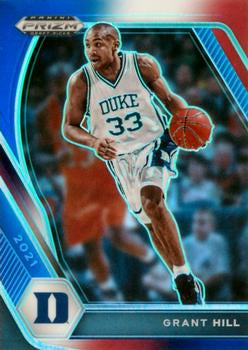 2021 Panini Prizm Grant Hill Red, White and Blue Prizms #90 Duke Blue Devils