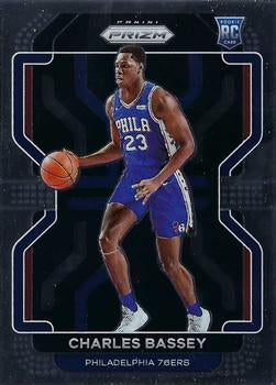 2021 Panini Prizm Charles Bassey Rookie Silver Prizms #45 Western Kentucky Hilltoppers