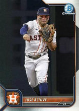 将图片加载到图库查看器，2022 Bowman Chrome Jose Altuve #9 Houston Astros
