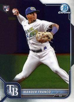 2022 Bowman Chrome Wander Franco (RC) #10 Tampa Bay Rays
